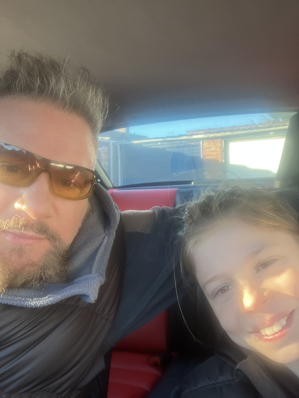 Marc de Launay with his daughter